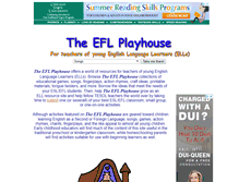 Tablet Screenshot of esl4kids.net